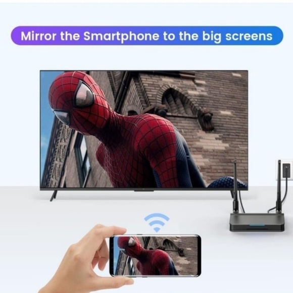 Wireless HDMI Transmitter and Receiver Kit - Plug & Play, Stable 2.4/5GHz Stream - Picture 4 of 8